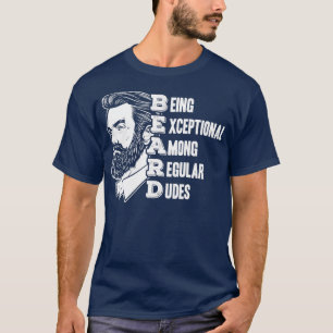 Camiseta BEARD sendo excepcional entre o Cheio B de Dutos R