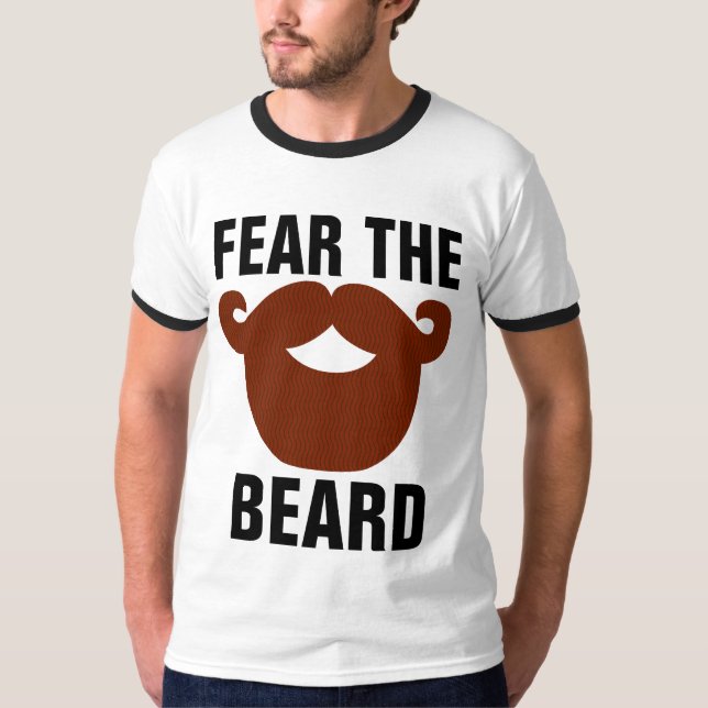 Camiseta BEARD T-Shirts, TEME A BARBA (Frente)