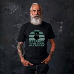 Camiseta Bearded cita barba engraçada dizendo presentes
