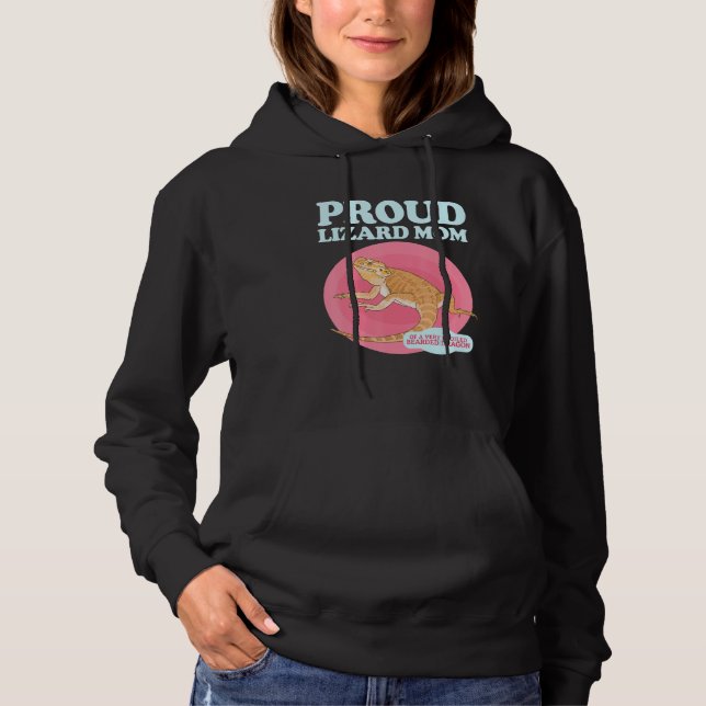 Camiseta Bearded Dragões Lizard Mãe De Um Dr. Maluco. (Frente)