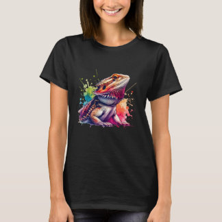 Camiseta Bearded Dragon Colorful Exotic Pet Lover Design Me
