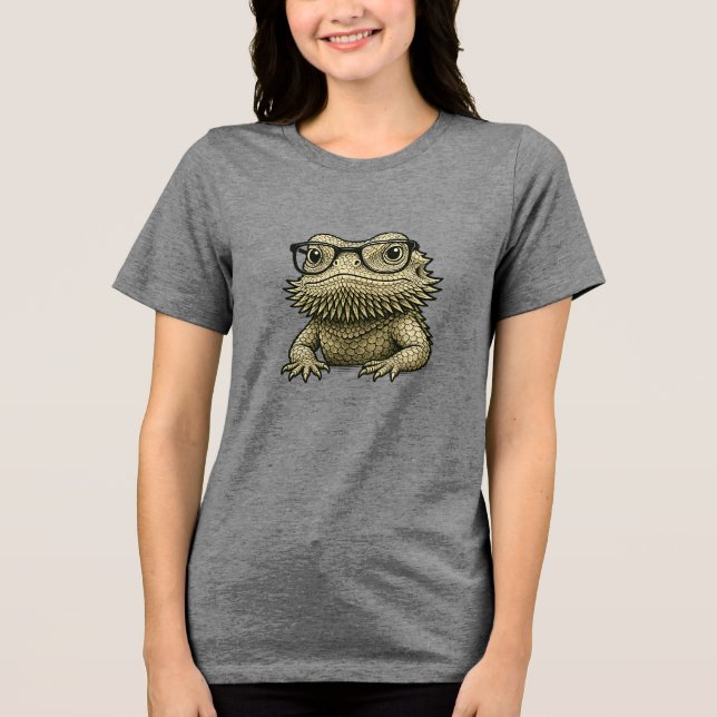 Camiseta Bearded Dragon • Cute Beardie Design (Frente)