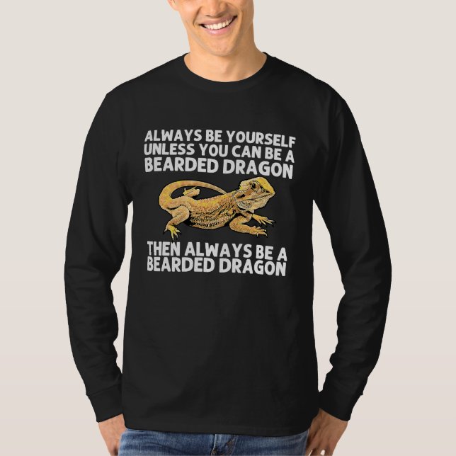 Camiseta Bearded Dragon  For Men Women Pogona Lizard Animal (Frente)