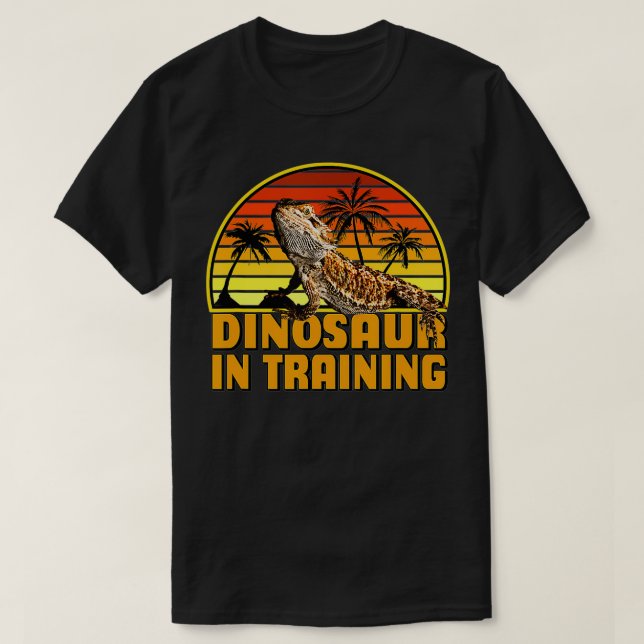 Camiseta Bearded Dragon, Funny Lizard  (Frente do Design)