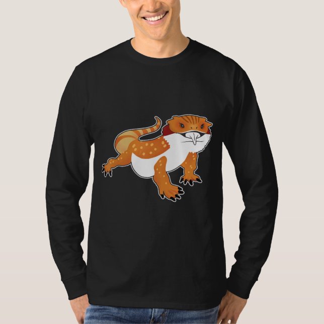 Camiseta Bearded Dragon  Lizard (Frente)