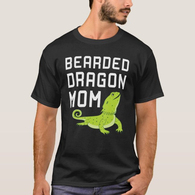 Camiseta Bearded Dragon Mom (Frente)