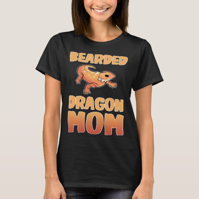 Camiseta Bearded Dragon Mom   Mother Day (Frente)