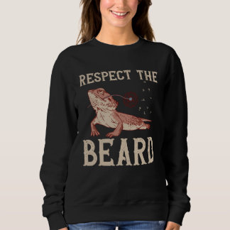 Camiseta Bearded Dragon Respect The Beard Reptiles Lizard