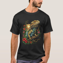 Camiseta Bearded Dragon Tropical Fantasy Landscape Reptile 