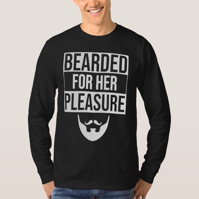 Camiseta Bearded For Her Pleasure (Frente)