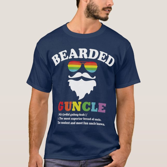 Camiseta Bearded Guncle (Frente)