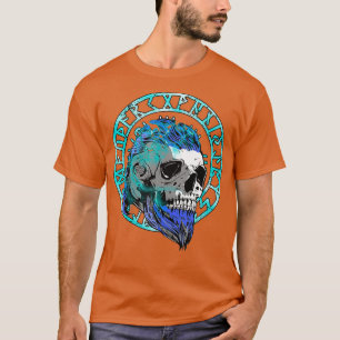 Camiseta Bearded Vikings Thunder Skull Strong Viking Fans