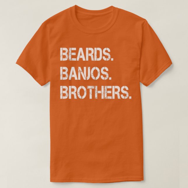 Camiseta Beards Banjos Brothers (Frente do Design)