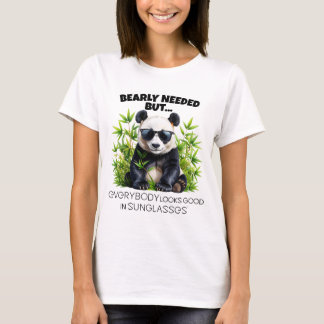 Camiseta Bearly Needed Panda Shades Pun – ELGIS
