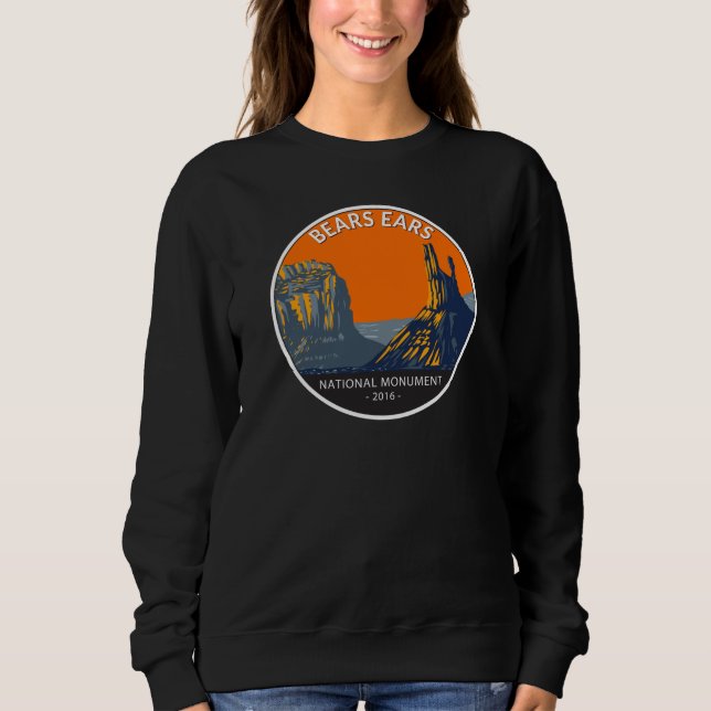 Camiseta Bears Ears Monumento Nacional Utah Vintage  (Frente)