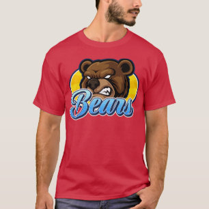 Camiseta Bears Fan Team Apoiador da Animal Willife Lover Pr