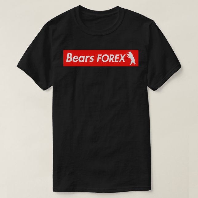 Camiseta Bears FOREX LIFE Trading Lover Extreme Investor 1 (Frente do Design)