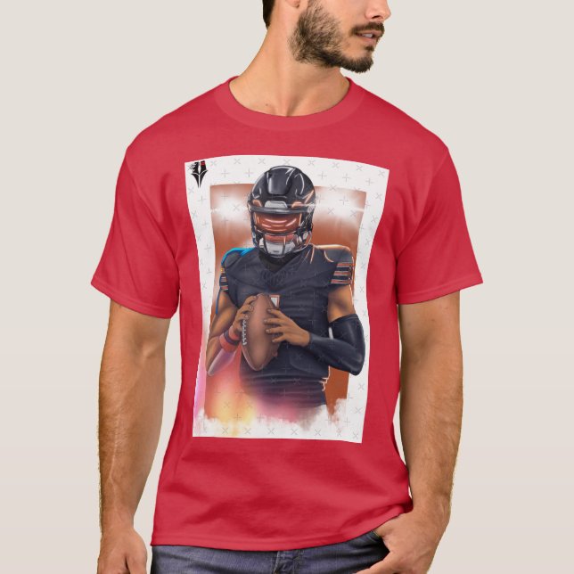 Camiseta Bears QB Justin Fields (Frente)
