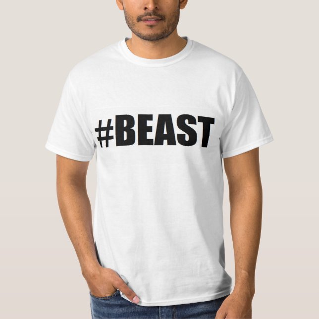 Camiseta #beast (Frente)