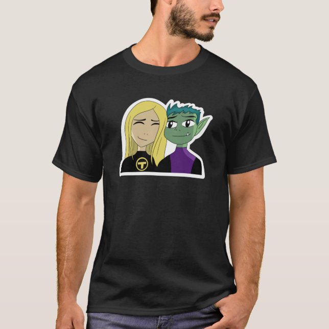 Camiseta Beast Boy e Terra (Frente)