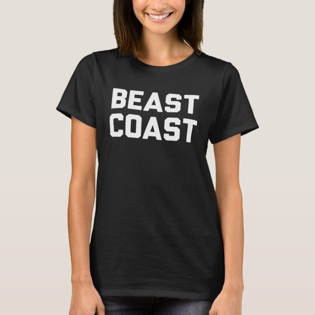 Camiseta Beast Coast   East Coast (Frente)