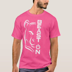 Camiseta Beast Head Beast On Gym Workout Training Bo