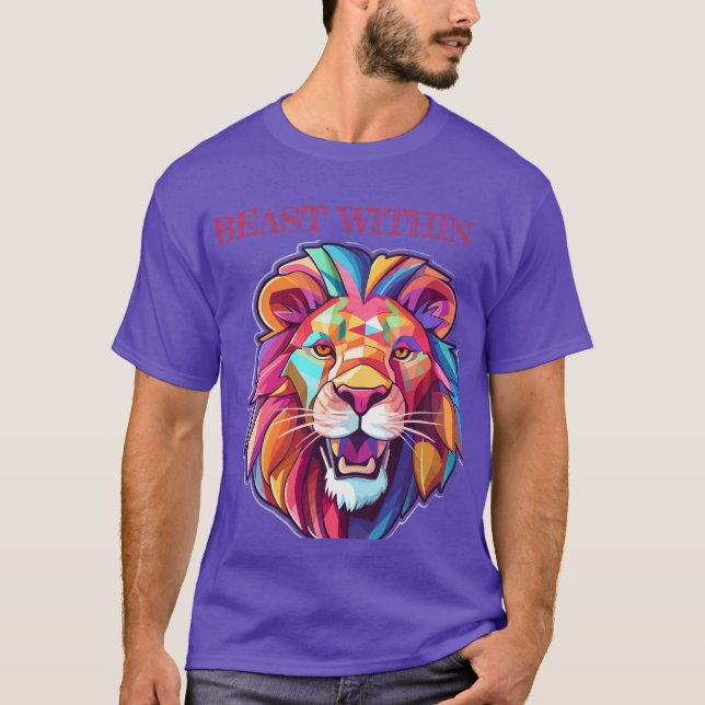 Camiseta Beast In - Lion Spirit Tee Tee (Frente)