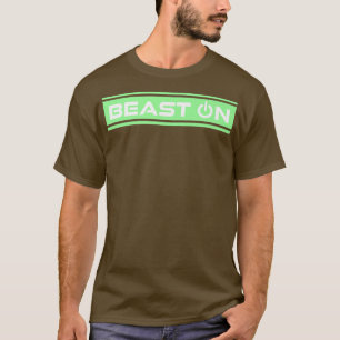 Camiseta Beast On Green Mint Gym Malhação Workout Gym Dizen