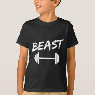 Camiseta Beast Pai Filho Fitness Musculação Combinando