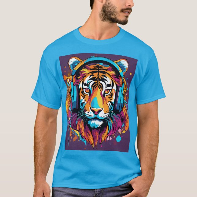 Camiseta "Beat Dropper: Tee Gráfico Premium do Estilo DJ" (Frente)