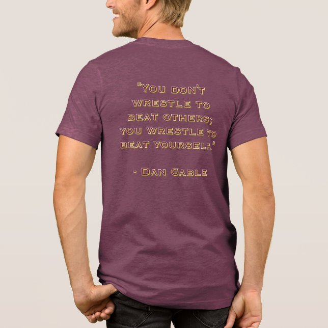 Camiseta "Beat Yourself" (Verso)