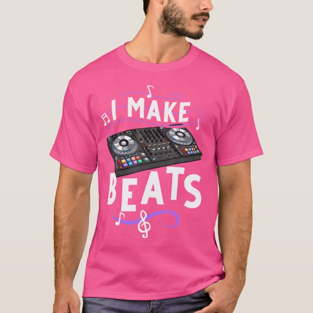 Camiseta Beatmaker Music Produtor Máquina de Tambor (Frente)