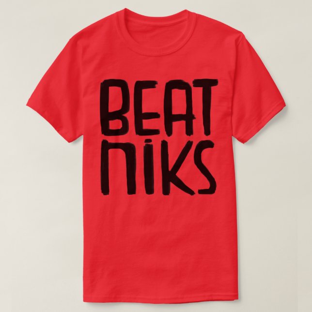 Camiseta Beatniks da geração Beat (Frente do Design)