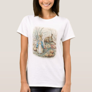 Camiseta Beatrix Potter Peter Rabbit E Benjamin Bunny