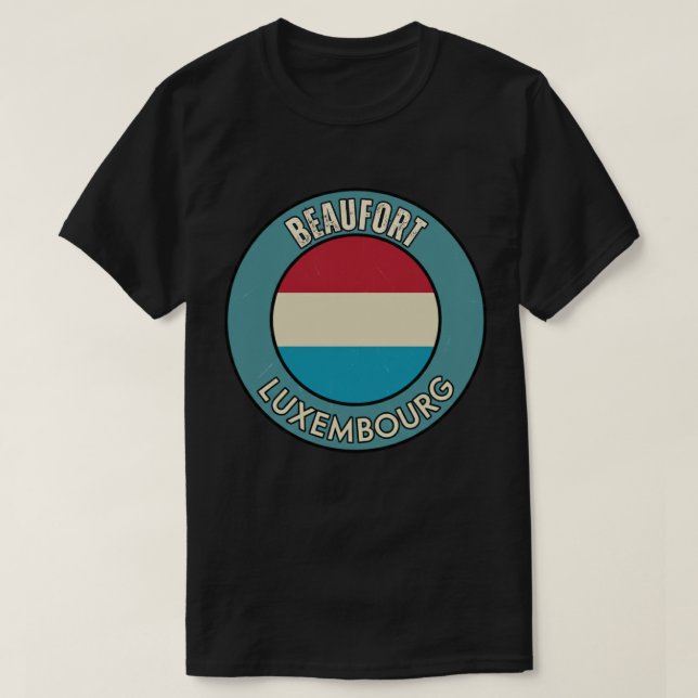 Camiseta Beaufort, Luxemburgo (Frente do Design)