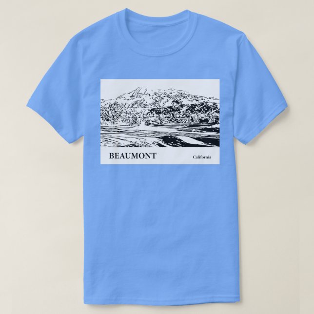 Camiseta Beaumont California TShirt 1 (Frente do Design)