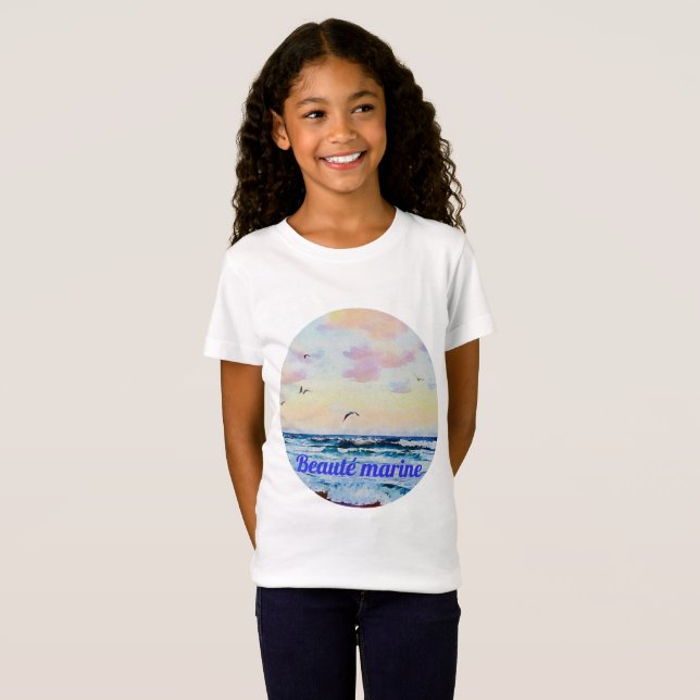 Camiseta Beauté amrine-aquarelle (Frente Completa)