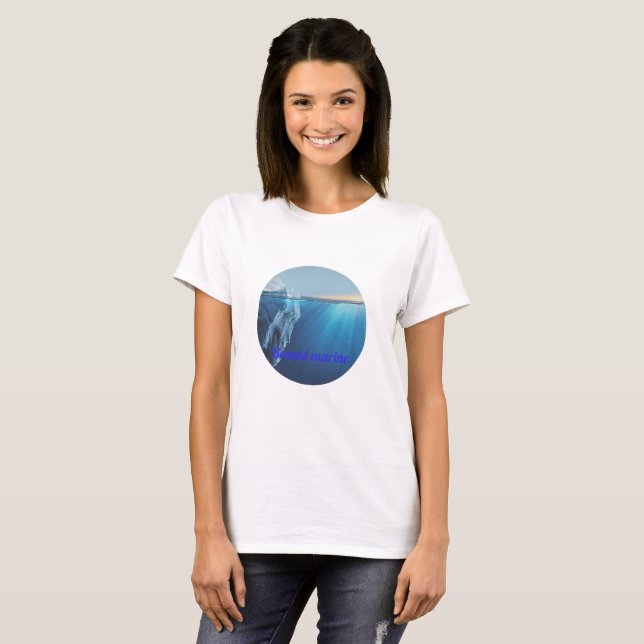 Camiseta Beauté marine glacier- (Frente Completa)