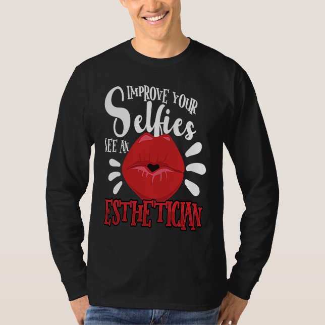 Camiseta Beautician Esthetician Make Up Beauty care Salon 1 (Frente)