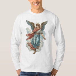 Camiseta Beautiful Angel Men's Christian Long Sleeve Tee