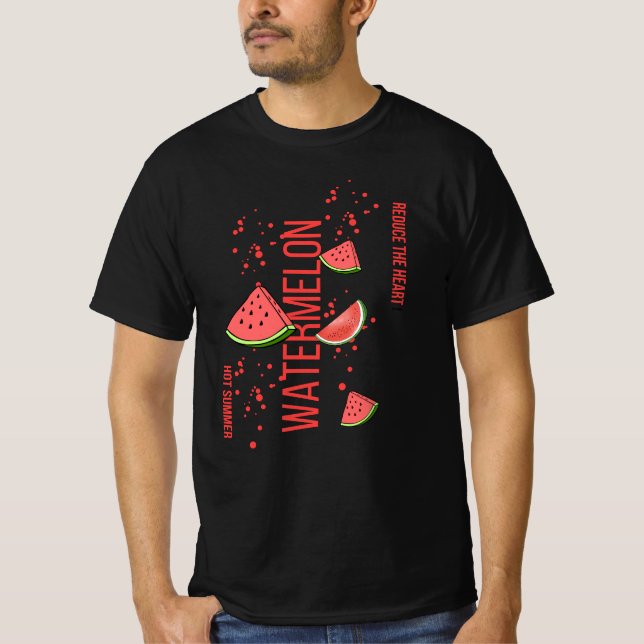 Camiseta beautiful black watermelon streetwear shirt (Frente)