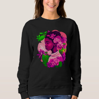 Camiseta Beautiful Black Woman Afro Melanin Queen Cute Flow
