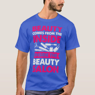 Camiseta Beauty Salon Makeup Artista Cosmetologista Gift
