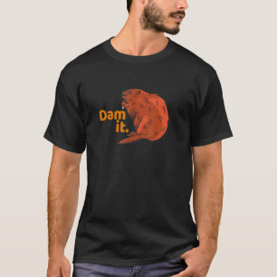 Camiseta Beaver Animal Graphic
