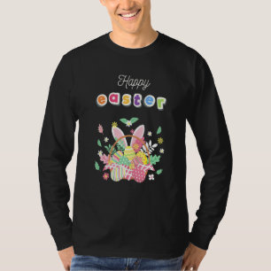 Camiseta Beaver Bunny Egg Hunting Beaver Felz pascoa 1