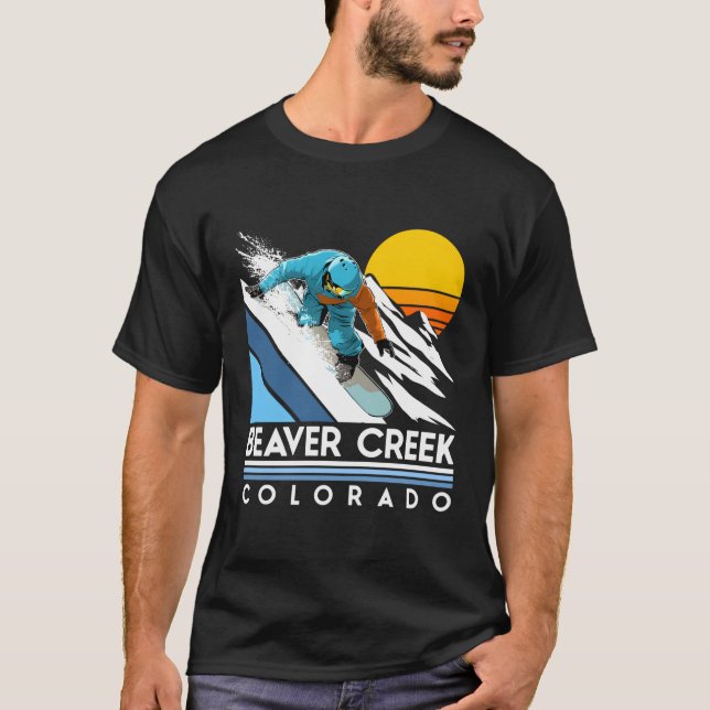 Camiseta Beaver Creek Colorado Snowboard (Frente)