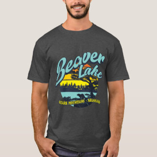 Camiseta Beaver Lake Ozark Mountains Arkansas Retro Vintage