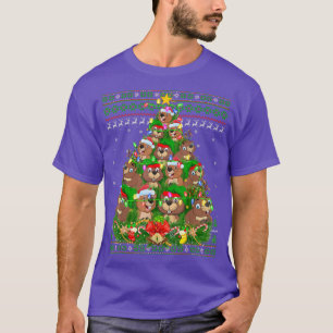 Camiseta Beaver Lover Xmas Luzes Feias De Natal De Beaver