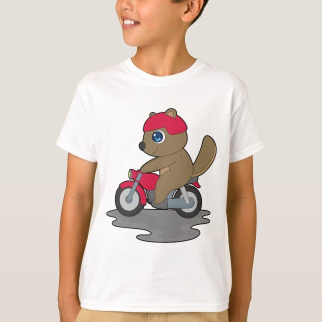 Camiseta Beaver Motorcycle (Frente)