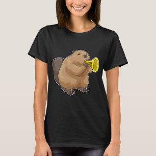 Camiseta Beaver Musical Trumpet Music